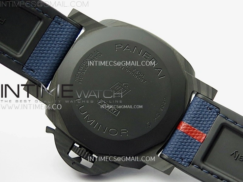 PAM1529 Carbotech VSF 1:1 Best Edition Blue Dial on Blue Kevlar Composite Strap P.9010 Clone